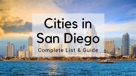list of city in san diego